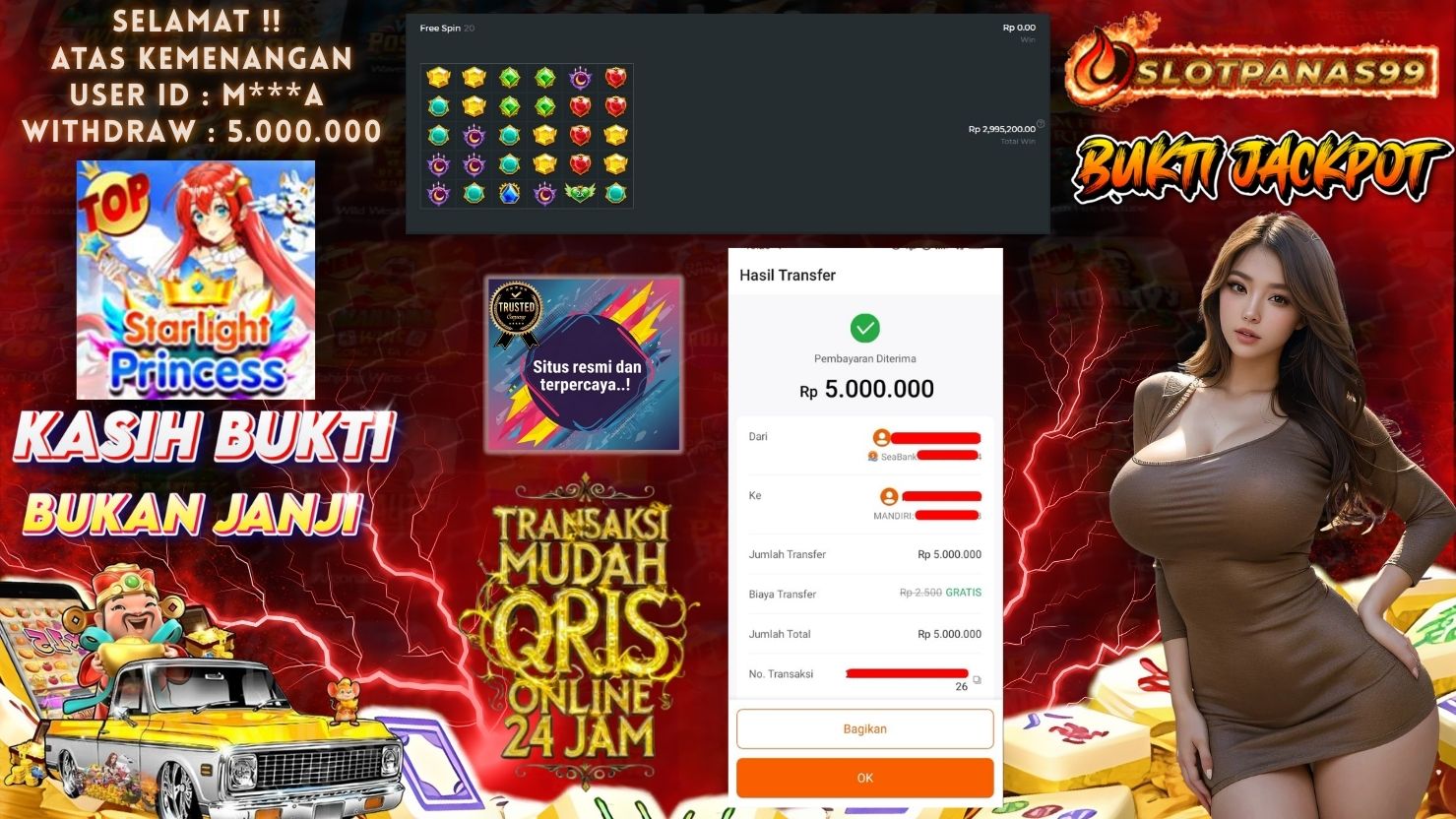 SLOTPANAS99 JACKPOT SLOT STARLIGHT PRINCESS